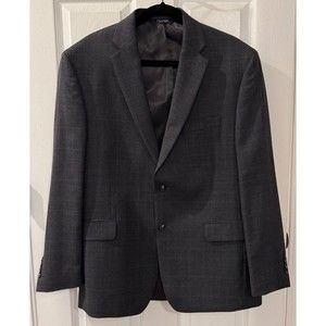 Jos A Bank Sport Coat Blazer 42 Regular Men’s Jacket 100% Wool Houndstooth